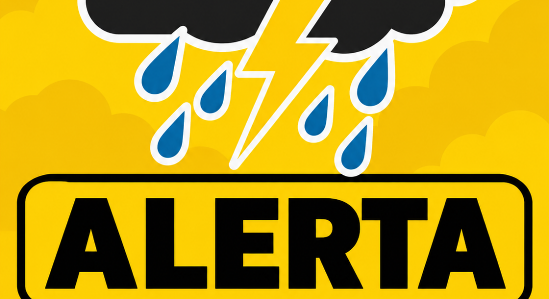Alerta de lluvia y tormentas