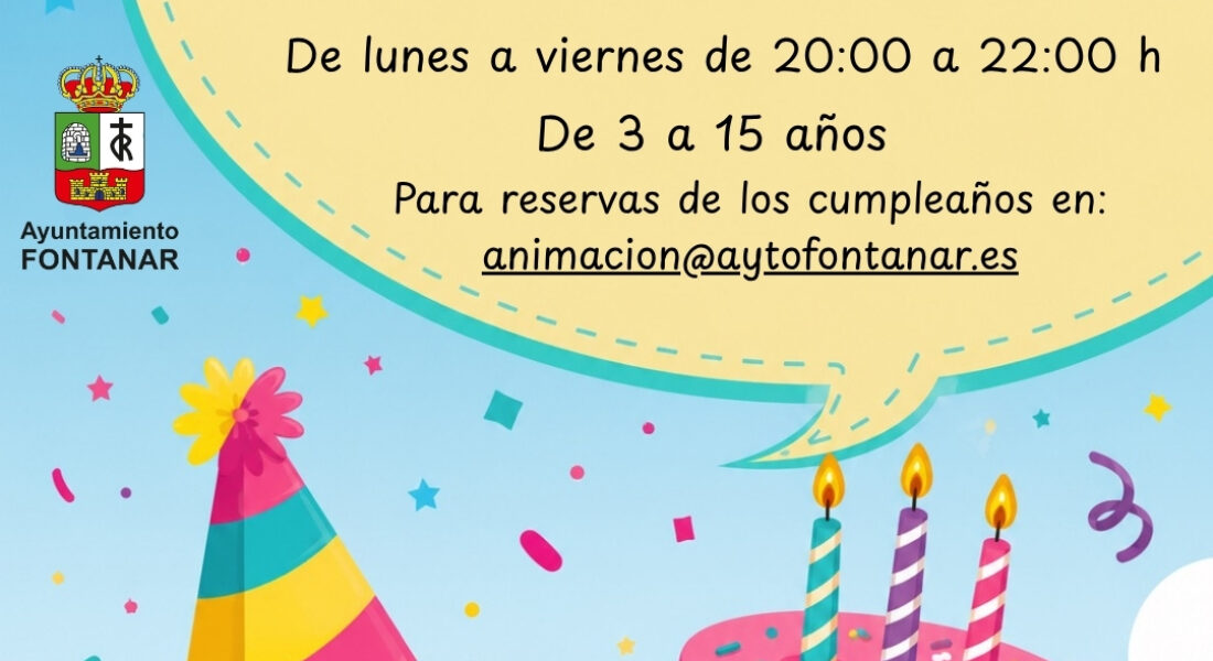 CELEBRA TU CUMPLEAÑOS TAMBIÉN EN VERANO
